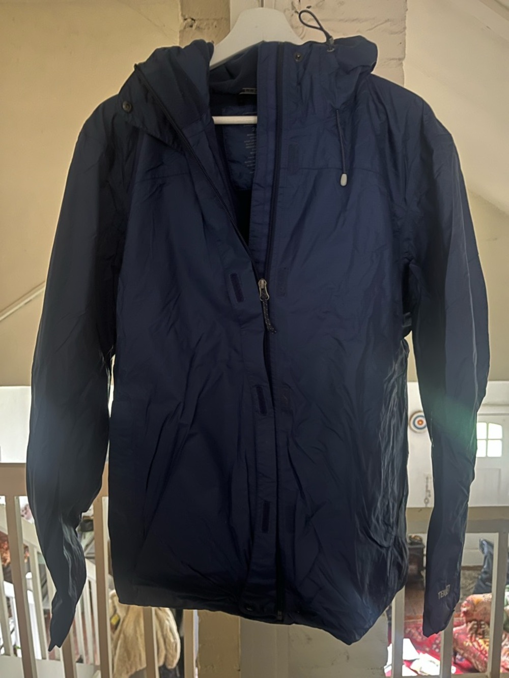 L.L. Bean Navy Women's Hooded Jacket